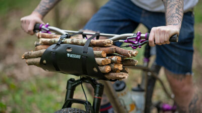 Musguard Handlebar Harness Turns Simple Roll-up Fender Tech into Bikepacking Carrier