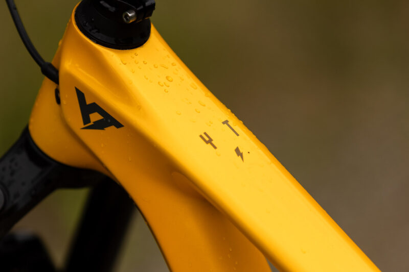 yt capra mx headtube top tube profile carbon frame shapes